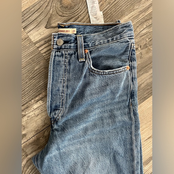 Levis jeans ribcage straight ankle Sz 28 L27 - Picture 3 of 7